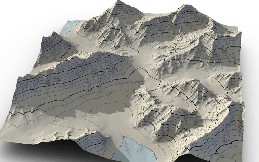 Terrain Synthesis and Authoring based on Iso‐Contours Thumbnail