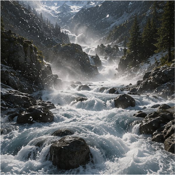water / snow