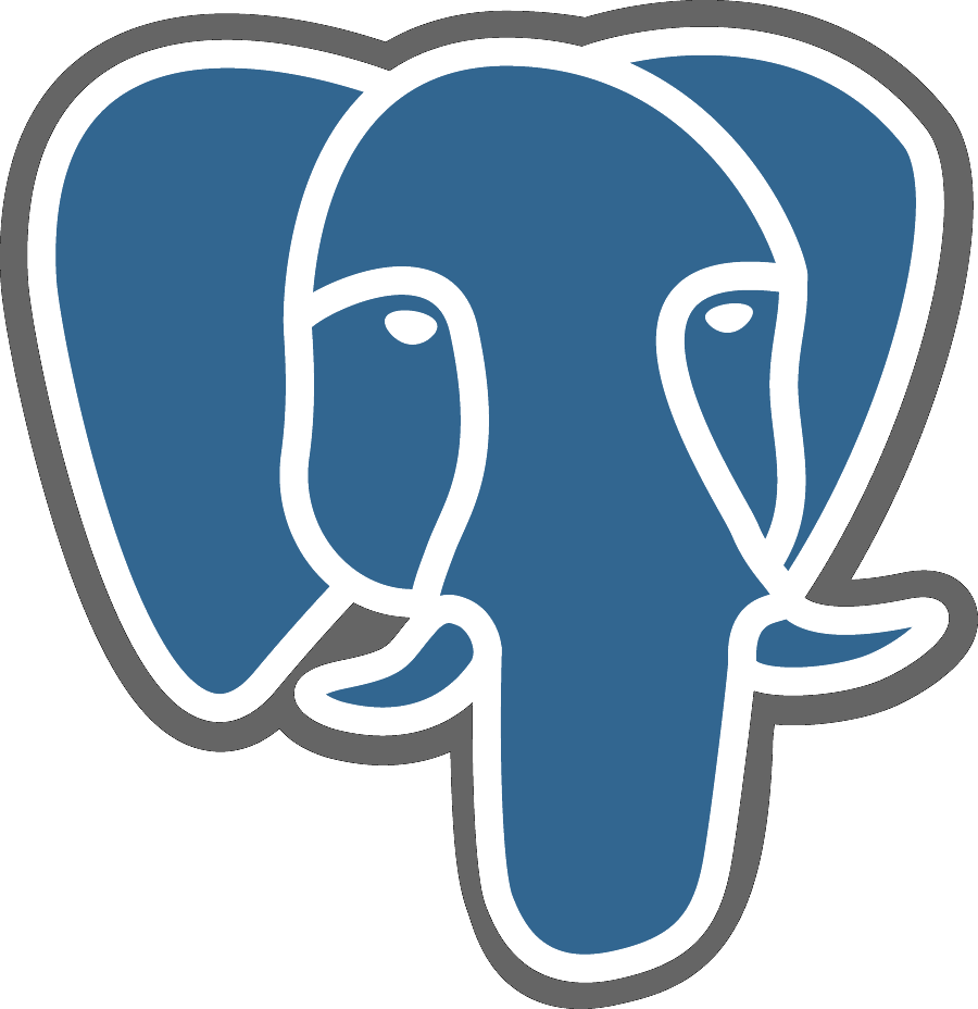 Le logo PostgreSQL, un éléphant bleu nommé Slonik