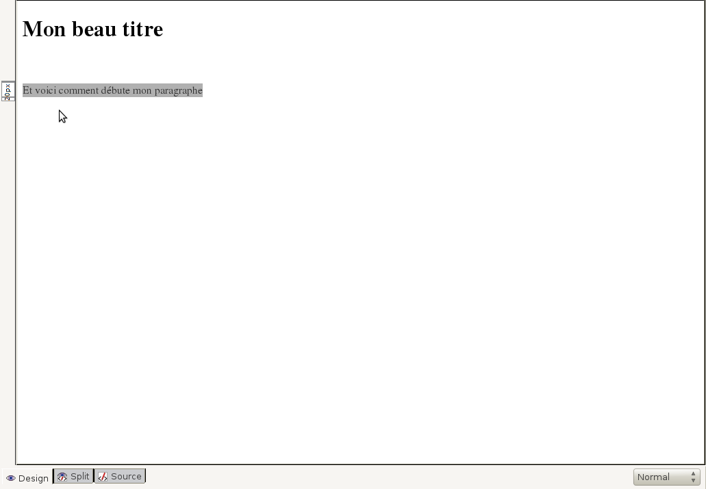 Un paragraphe a t 
ajout