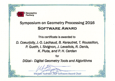 SGP award for DGtal